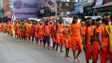 बोल बम यात्रा गर्न हजारौँ भक्तजन सुन्दरीजलमा