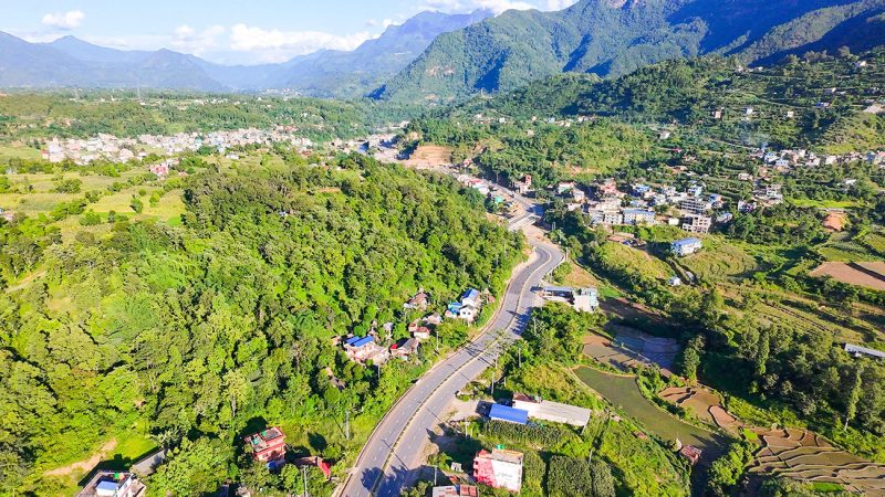 मुग्लिन पोखरा सडक