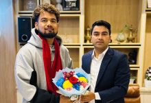 क्रिकेटर शेर मल्ल 'गौतम एजुकेशन एण्ड भिसा सर्भिसेस'को ब्रान्ड एम्बासडर