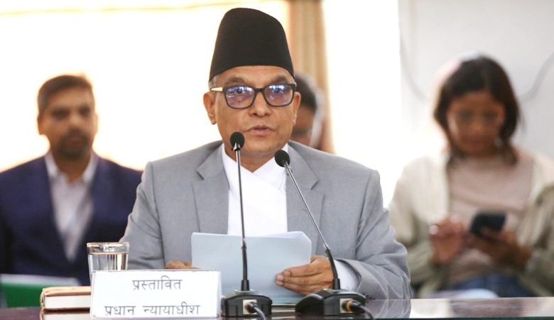 प्रस्तावित प्रधानन्यायाधीश शर्माको संसदीय सुनुवाई- न्यायपालिका सुधारका १८ बुँदा पेश