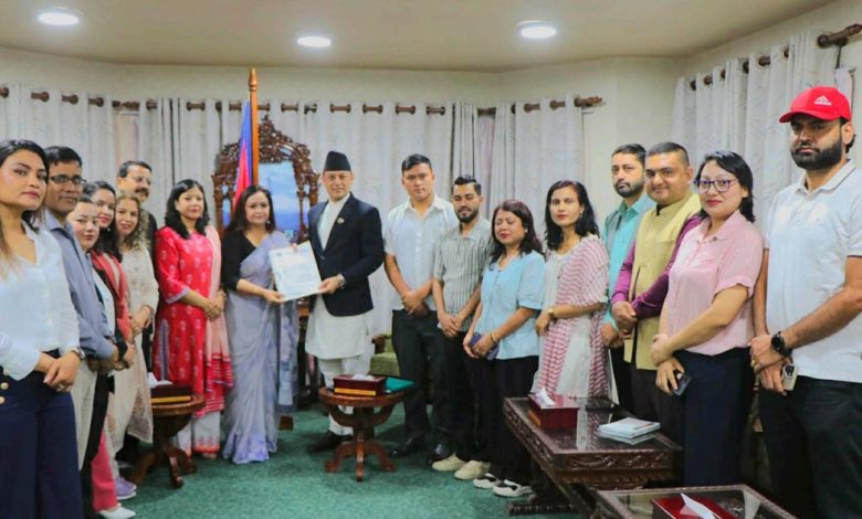 पत्रकार महासंघले सभामुख अर्याललाई प्रेस स्वतन्त्रताको ध्यानाकर्षण गरायो